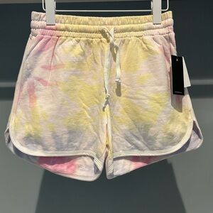 NWT ARX LAB shorts.Tie dye w/blue,pink, yellow & white.Sz large. Nordstrom Rack